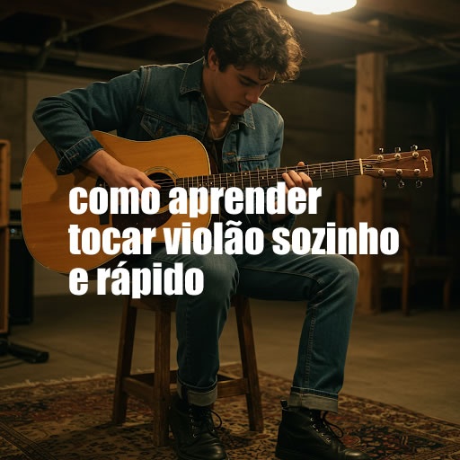 como aprender tocar violão sozinho e rápido